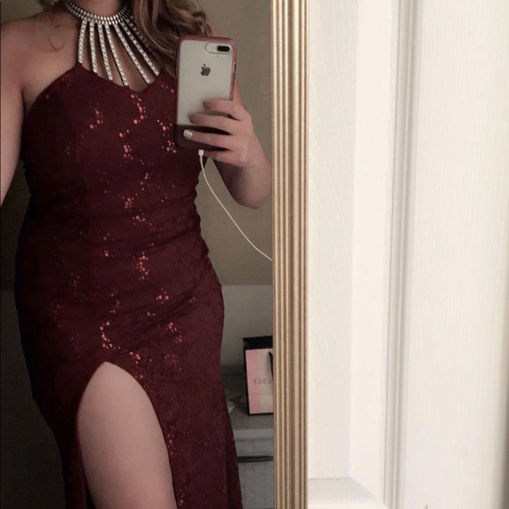 Long party dress size large